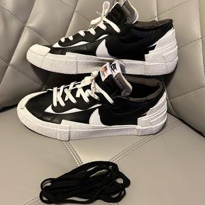 Nike Blazer Low Sacai Black Patent Leather